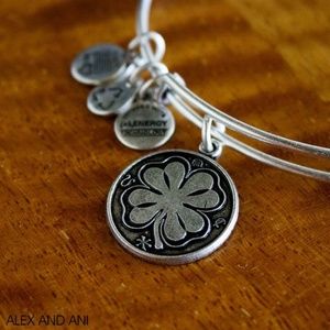 Alex and Ani Four Leaf Clover Bracelet